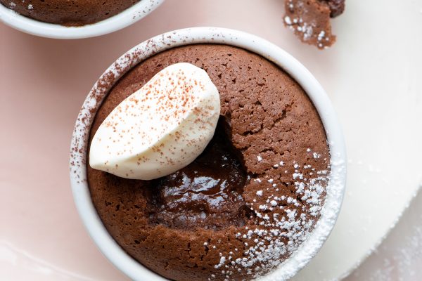 Chocolate Molten Lava Cake for Two