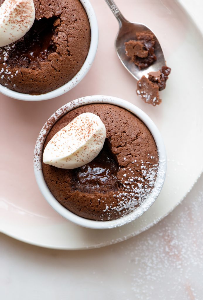 Chocolate Molten Lava Cake for Two